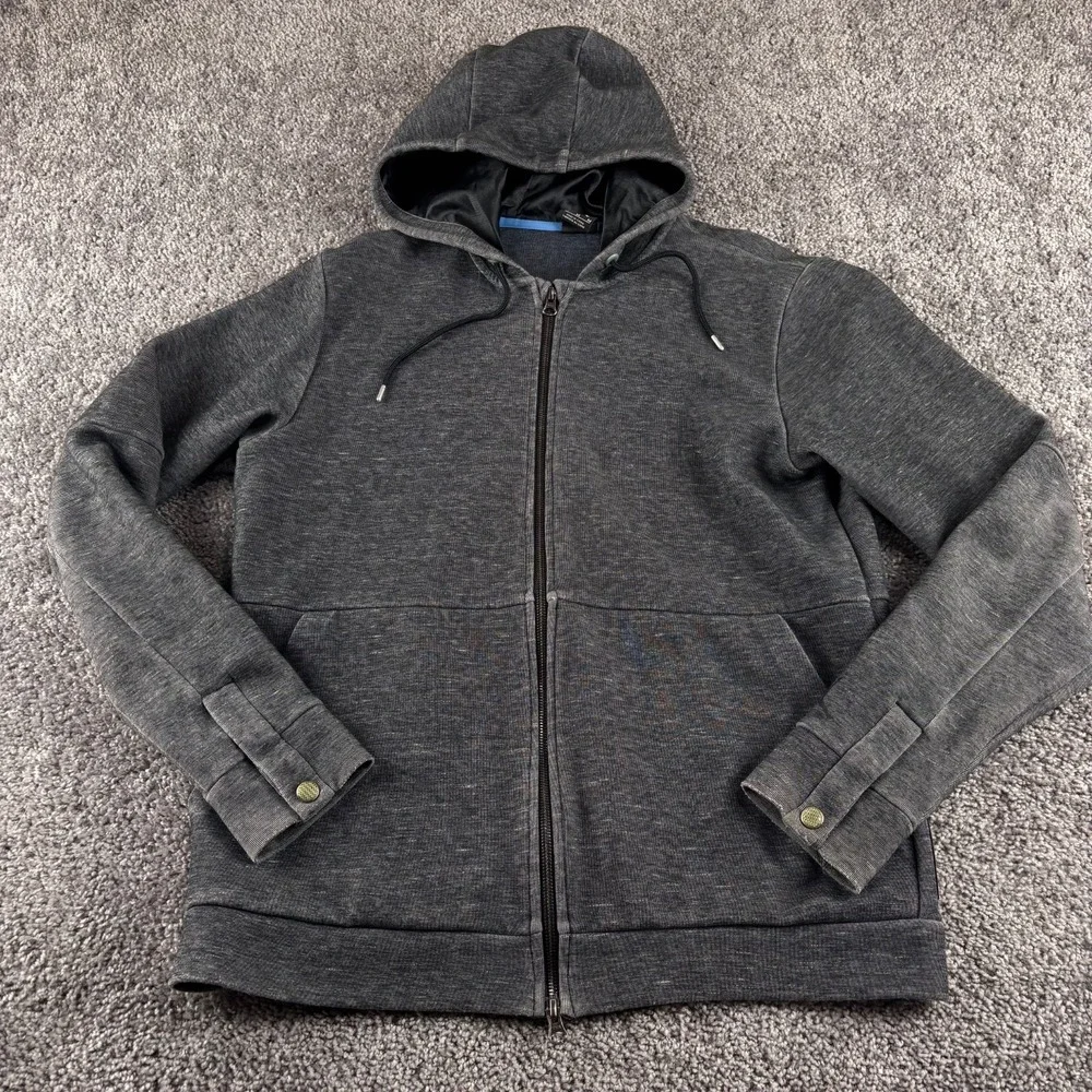 Air Jordan 11 Retro Pinnacle Full Zip‎ Hoodie Mens M Gray Heather 632072-032